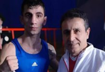 Milli boksörümüz Batuhan Çiftçi çeyrek finalde