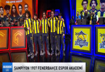 1907 Fenerbahçe E-Spor Akademi şampiyon oldu