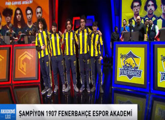 1907 Fenerbahçe E-Spor Akademi şampiyon oldu