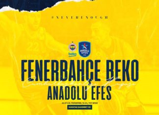 Cumhurbaşkanlığı Kupası maçında rakibimiz Anadolu Efes